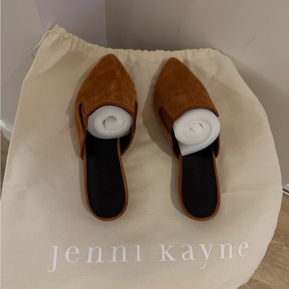 Jenni Kayne Women's Brown Suede Mules